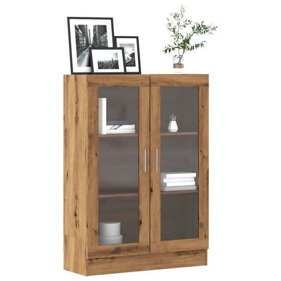 Boekenkast 82,5X30,5X Bewerkt Hout Artisanaal Eikenkleur 115 cm artisanaal eikenkleurig