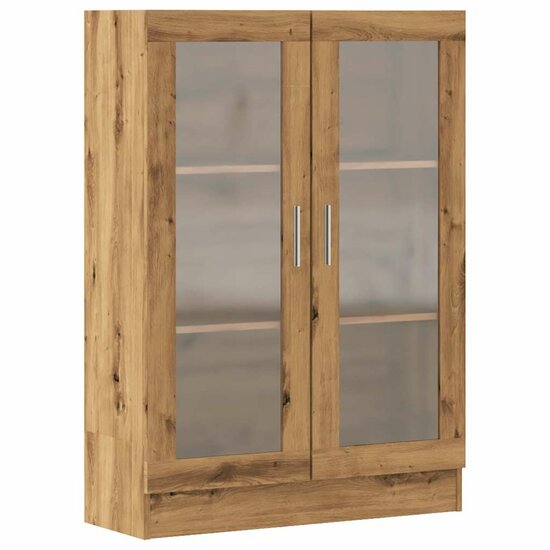 Boekenkast 82,5X30,5X Bewerkt Hout Artisanaal Eikenkleur 115 cm artisanaal eikenkleurig