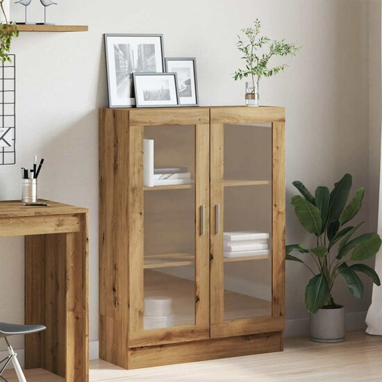 Boekenkast 82,5X30,5X Bewerkt Hout Artisanaal Eikenkleur 115 cm artisanaal eikenkleurig