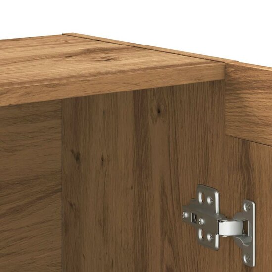 Boekenkast 82,5X30,5X Bewerkt Hout Artisanaal Eikenkleur 115 cm artisanaal eikenkleurig