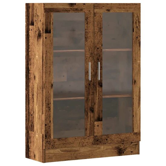Boekenkast 82,5X30,5X Bewerkt Hout Kleurig 115 cm Oud hout