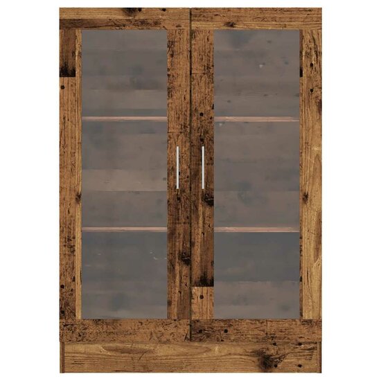 Boekenkast 82,5X30,5X Bewerkt Hout Kleurig 115 cm Oud hout