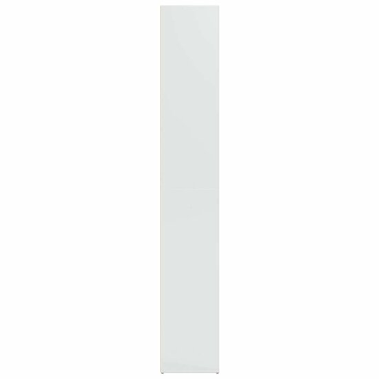 Boekenkast 40X30X Bewerkt Hout Hoogglans Wit 40 cm 189 cm