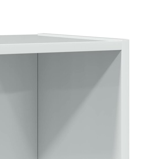 Boekenkast 40X30X Bewerkt Hout Hoogglans Wit 40 cm 189 cm