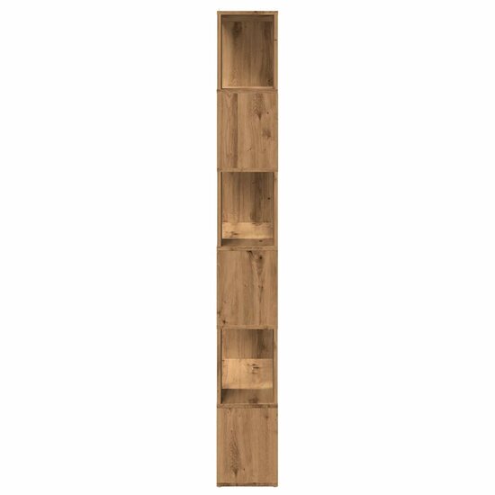 Boekenkast/Kamerscherm 80X24X186 Cm Artisanaal Eikenkleur artisanaal eikenkleurig