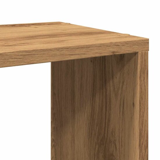 Boekenkast/Kamerscherm 80X24X186 Cm Artisanaal Eikenkleur artisanaal eikenkleurig