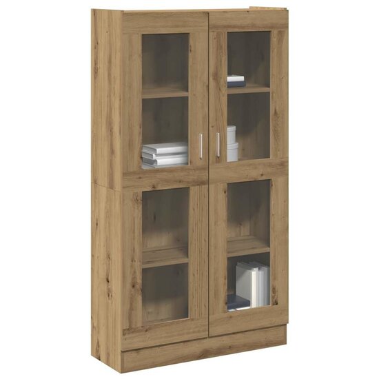 Hoge Kast 82,5X30,5X Bewerkt Hout Artisanaal Eikenkleur 150 cm artisanaal eikenkleurig