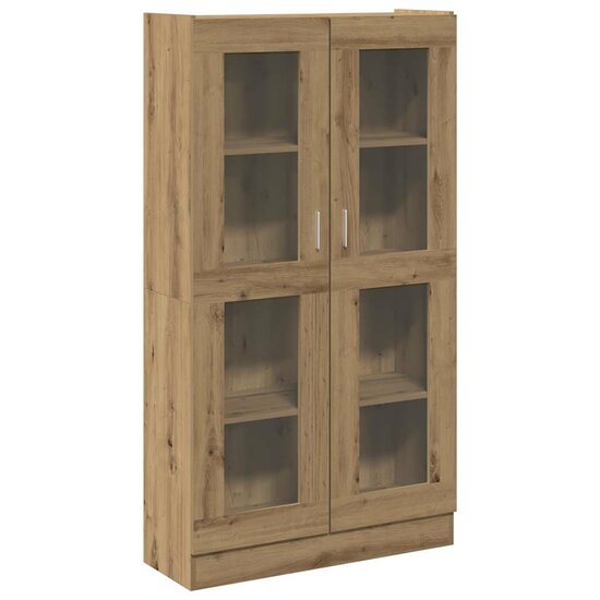 Hoge Kast 82,5X30,5X Bewerkt Hout Artisanaal Eikenkleur 150 cm artisanaal eikenkleurig