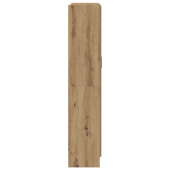 Hoge Kast 82,5X30,5X Bewerkt Hout Artisanaal Eikenkleur 150 cm artisanaal eikenkleurig