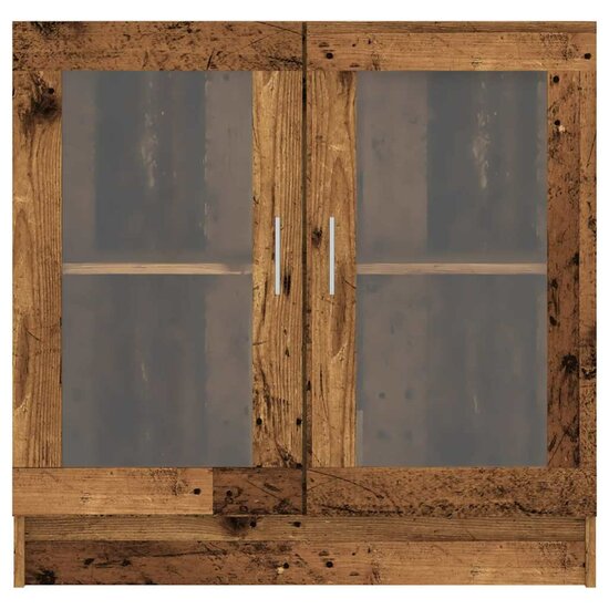 Boekenkast 82,5X30,5X Bewerkt Hout Kleurig 80 cm Oud hout