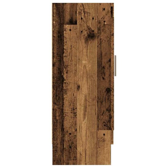 Boekenkast 82,5X30,5X Bewerkt Hout Kleurig 80 cm Oud hout