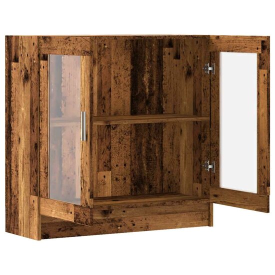 Boekenkast 82,5X30,5X Bewerkt Hout Kleurig 80 cm Oud hout