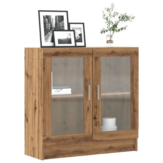 Boekenkast 82,5X30,5X Bewerkt Hout 80 cm artisanaal eikenkleurig