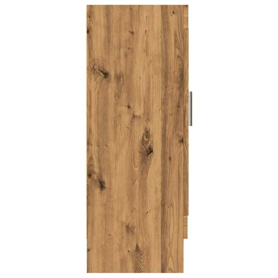 Boekenkast 82,5X30,5X Bewerkt Hout 80 cm artisanaal eikenkleurig