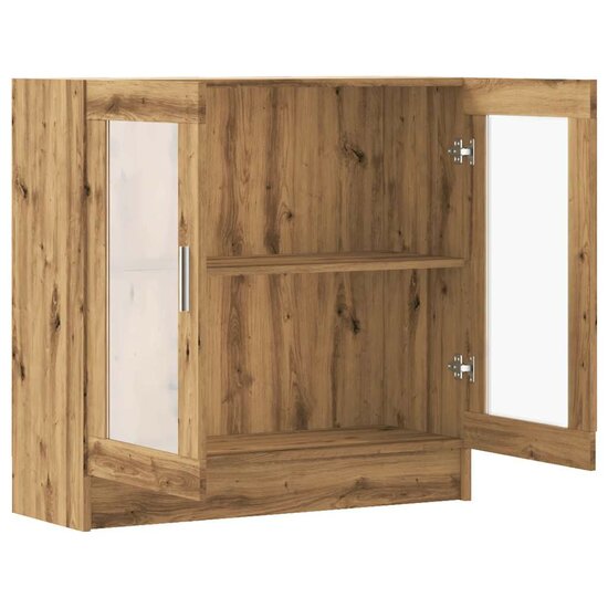 Boekenkast 82,5X30,5X Bewerkt Hout 80 cm artisanaal eikenkleurig