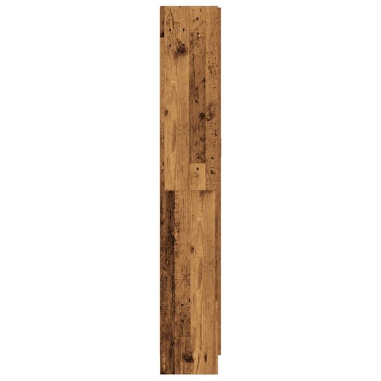 Hoge Kast 82,5X30,5X Bewerkt Hout Kleurig 185 cm Oud hout