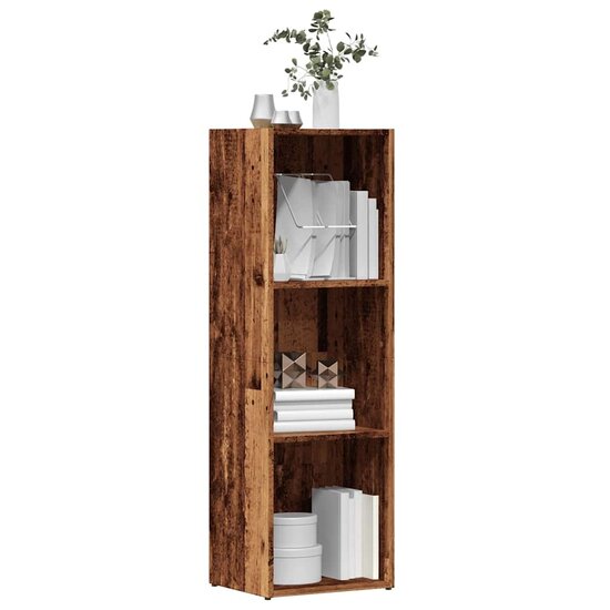 Boekenkast Bewerkt Hout Kleurig 36 x 30 x 114 cm Oud hout