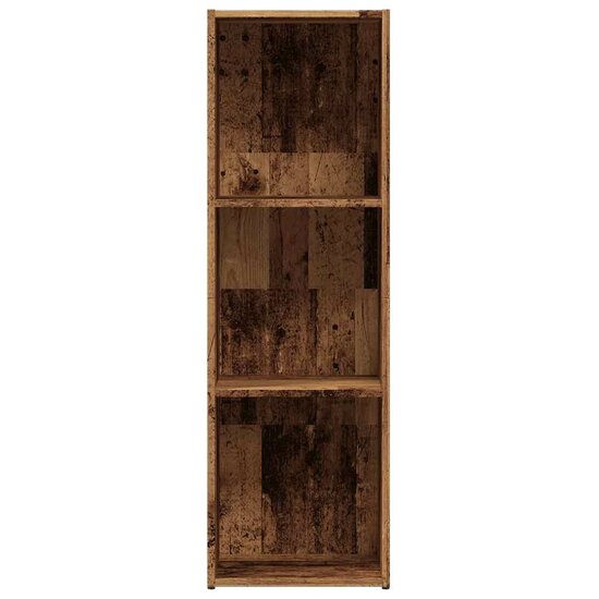 Boekenkast Bewerkt Hout Kleurig 36 x 30 x 114 cm Oud hout