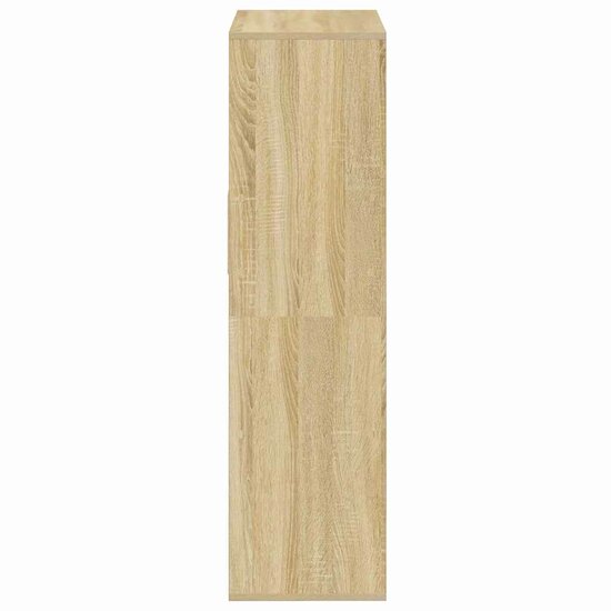 Boekenkast Bewerkt Hout Kleurig 66 x 31 x 112 cm Sonoma eiken