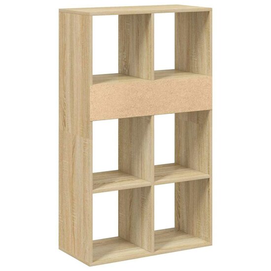Boekenkast Bewerkt Hout Kleurig 66 x 31 x 112 cm Sonoma eiken