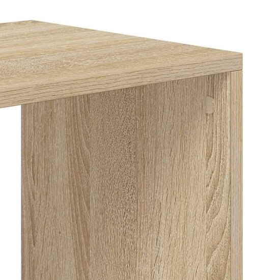 Boekenkast Bewerkt Hout Kleurig 66 x 31 x 112 cm Sonoma eiken