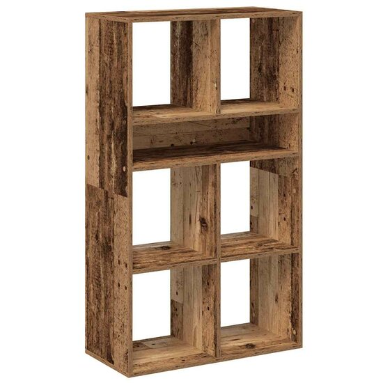 Boekenkast Bewerkt Hout Kleurig 66 x 31 x 112 cm Oud hout