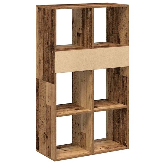 Boekenkast Bewerkt Hout Kleurig 66 x 31 x 112 cm Oud hout