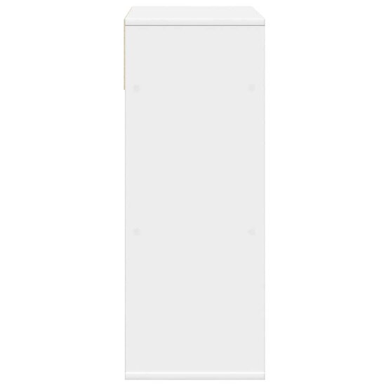 Boekenkast Bewerkt Hout 66 x 31 x 80 cm Wit