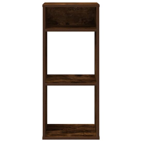 Boekenkast Bewerkt Hout Kleurig 34 x 31 x 80 cm Gerookt eiken