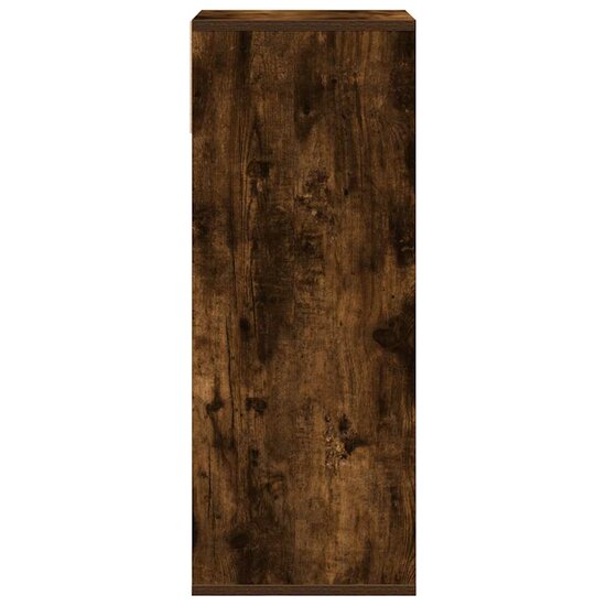 Boekenkast Bewerkt Hout Kleurig 34 x 31 x 80 cm Gerookt eiken