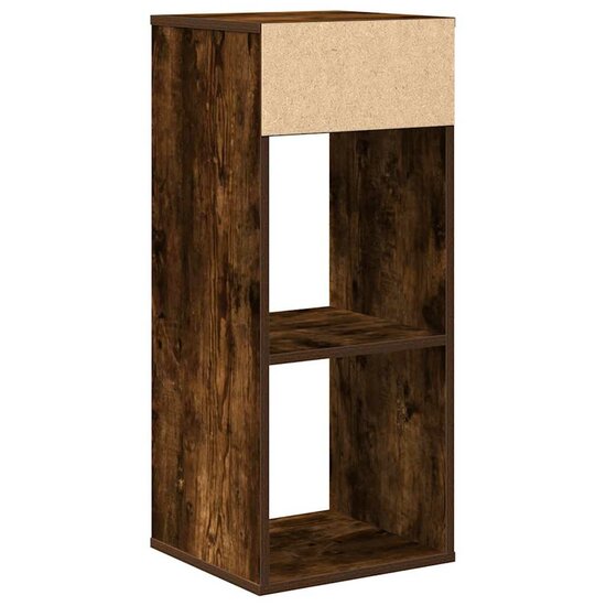 Boekenkast Bewerkt Hout Kleurig 34 x 31 x 80 cm Gerookt eiken
