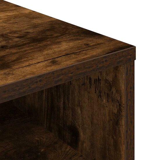 Boekenkast Bewerkt Hout Kleurig 34 x 31 x 80 cm Gerookt eiken