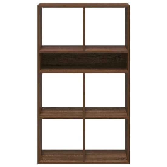 Boekenkast Bewerkt Hout 66 x 31 x 112 cm bruin eikenkleur