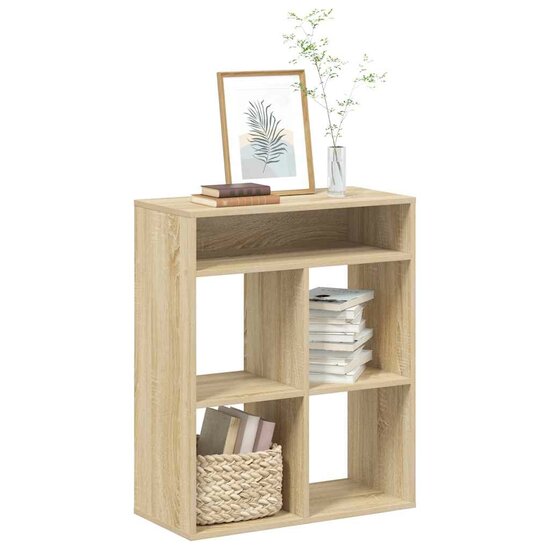 Boekenkast Bewerkt Hout Kleurig 66 x 31 x 80 cm Sonoma eiken