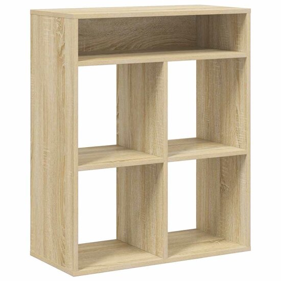 Boekenkast Bewerkt Hout Kleurig 66 x 31 x 80 cm Sonoma eiken