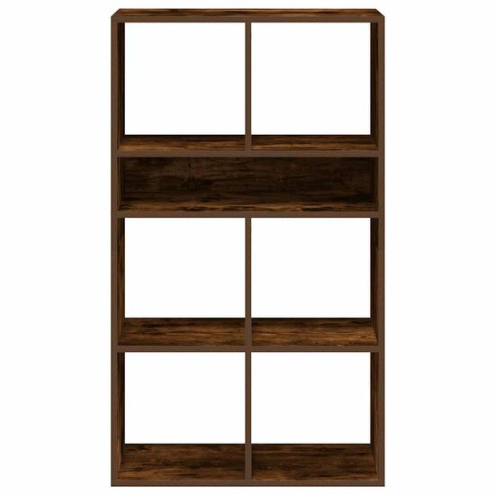 Boekenkast Bewerkt Hout Kleurig 66 x 31 x 112 cm Gerookt eiken
