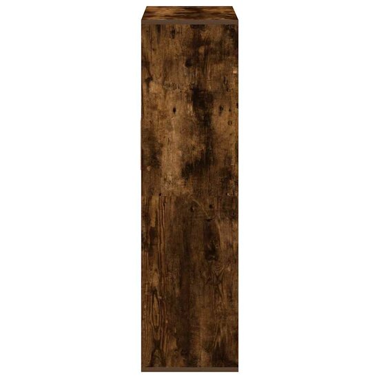 Boekenkast Bewerkt Hout Kleurig 66 x 31 x 112 cm Gerookt eiken