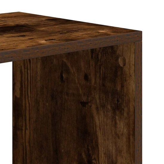 Boekenkast Bewerkt Hout Kleurig 66 x 31 x 112 cm Gerookt eiken