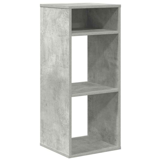 Boekenkast Bewerkt Hout 34 x 31 x 80 cm Betongrijs