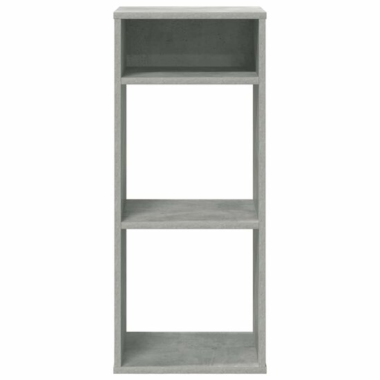 Boekenkast Bewerkt Hout 34 x 31 x 80 cm Betongrijs