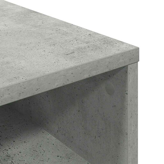 Boekenkast Bewerkt Hout 34 x 31 x 80 cm Betongrijs
