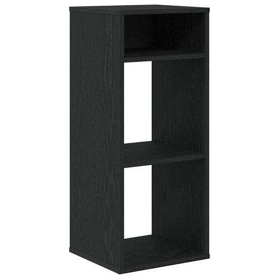 Boekenkast Bewerkt Hout 34 x 31 x 80 cm Zwart