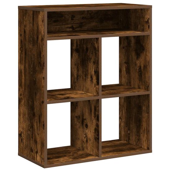 Boekenkast Bewerkt Hout Kleurig 66 x 31 x 80 cm Gerookt eiken