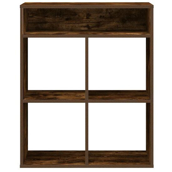 Boekenkast Bewerkt Hout Kleurig 66 x 31 x 80 cm Gerookt eiken
