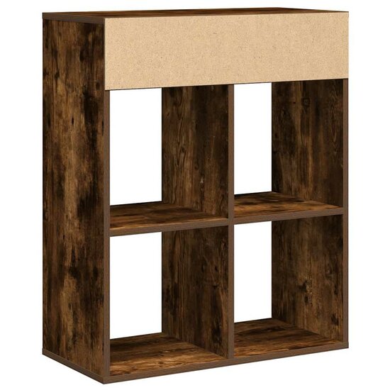 Boekenkast Bewerkt Hout Kleurig 66 x 31 x 80 cm Gerookt eiken
