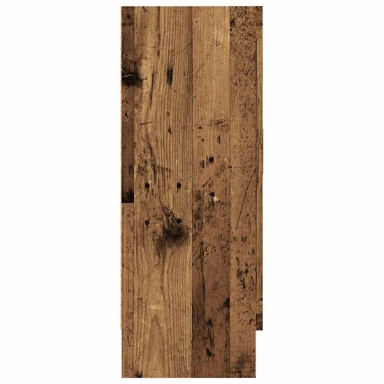 Boekenkast 82,5X30,5X Bewerkt Hout Kleurig 80 cm Oud hout