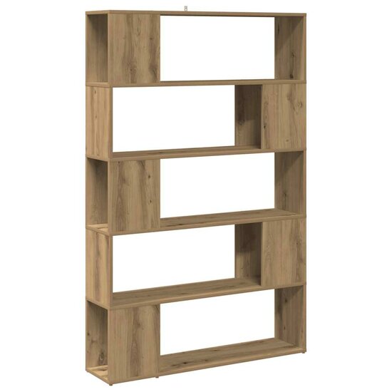 Boekenkast/Kamerscherm 100X24X155 Cm Artisanaal Eikenkleur artisanaal eikenkleurig