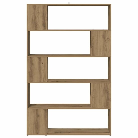 Boekenkast/Kamerscherm 100X24X155 Cm Artisanaal Eikenkleur artisanaal eikenkleurig