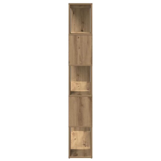 Boekenkast/Kamerscherm 100X24X155 Cm Artisanaal Eikenkleur artisanaal eikenkleurig