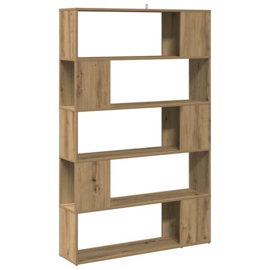 Boekenkast/Kamerscherm 100X24X155 Cm Artisanaal Eikenkleur artisanaal eikenkleurig